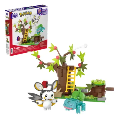 Mega Pokémon Emolga and Bulbasaur's Building Toy Kit – 194 Pcs