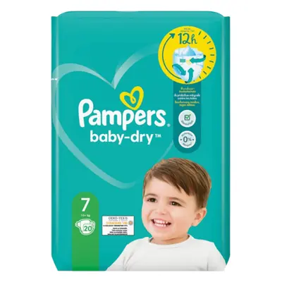 Pampers Baby-Dry Maat 7 (15+kg) 20 stuks.