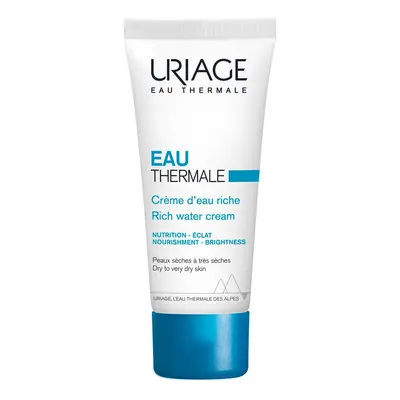 Uriage Eau Thermale Rich Water Cream vochtinbrengende emulsie voor de zeer droge en gevoelige huid 40 ml