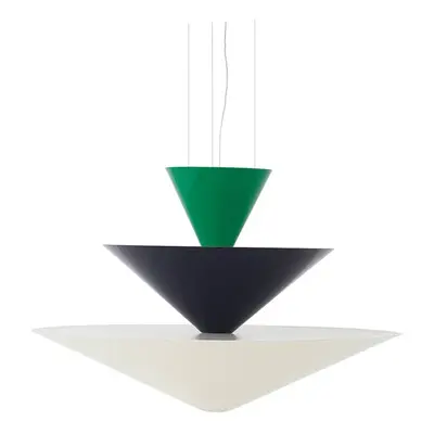 Gio LN15 hanglamp Ø 92 cm groen/blauw/wit - &Tradition - Woonkamer - Modern - Metaal - Meerdere lampen