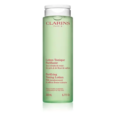 Clarins Cleansing Purifying Toning Lotion lotion tonique douce pour peaux mixtes à grasses 200 ml