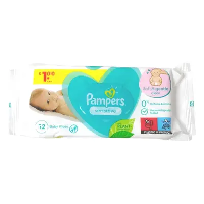Pampers Sensitive vochtige doekjes - 52 stuks