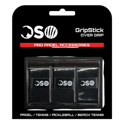 OSO Padel GripStick Overgrip â Zwart â 3 stuks