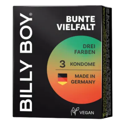 Billy Boy Kleurrijke condooms - 3 stuks