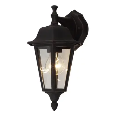 Lamina Buiten Wandlamp Rust - Lindby - Balkon - Antiek - Glas - 1 lamp