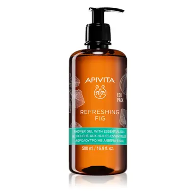 Apivita Refreshing Fig Shower Gel gel douche rafraîchissant aux huiles essentielles 500 ml