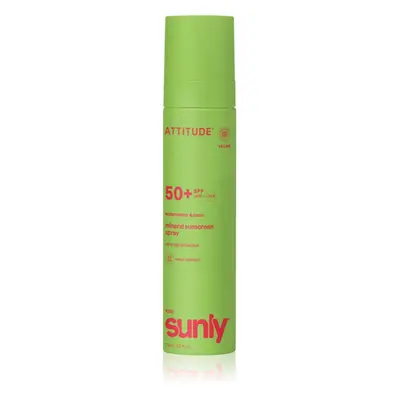 ATTITUDE Minerale Zonnespray Gezicht & Lichaam Kids SPF 50 Watermelon Coco 75 Spray
