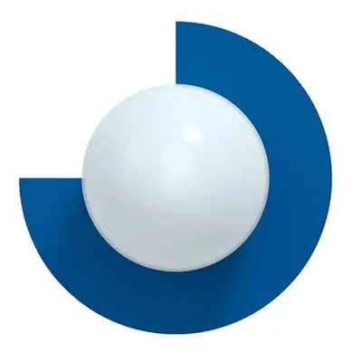 Candy Big Circle 270 L wandlamp, blauw - Swedish Ninja - Woonkamer - Metaal
