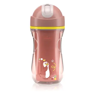 Chicco Sport Cup 14m+ tasse avec paille Pink 266 ml