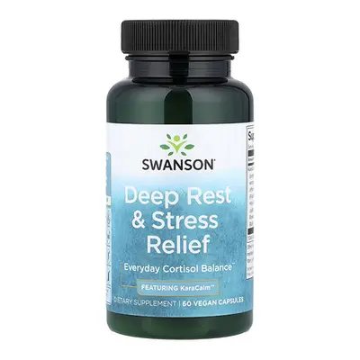 Swanson Vitamins, Diepe rust en stressverlichting, 60 veganistische capsules