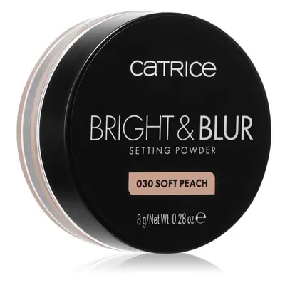 Catrice Bright & Blur poudre libre illuminatrice teinte 030 Soft Peach 8 g