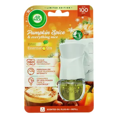 Air Wick Pumpkin Spice Geurolie Plug-In Luchtverfrisser Navulling - 19 ml