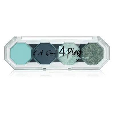 L.A. Girl, 4 Play Oogschaduwpalet, GES231 All Nighter, 0,11 oz (3,2 g)