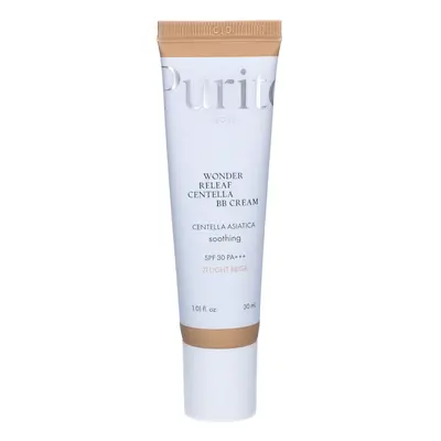 Purito Wonder Releaf Centella BB Cream SPF 30 PA+++ BB crème om de huidskleur te egaliseren 21 Light Beige 30 ml