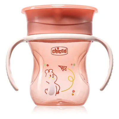 Chicco 360 Perfect X 12m+ tasse d’apprentissage avec poignées Pink 1 pcs