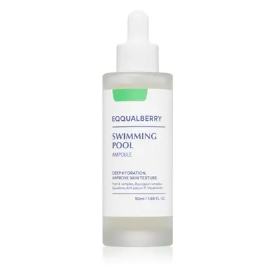 EQQUALBERRY Swimming Pool Ampoule sérum hydratation intense avec effets apaisants 50 ml