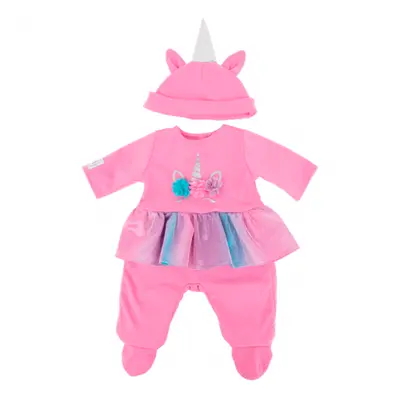 Tiny Treasure Roze Eenhoorn poppenkleertjes