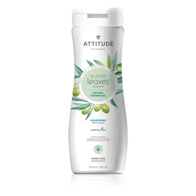 Attitude Super Leaves Olive gel douche naturel pour un effet naturel 473 ml