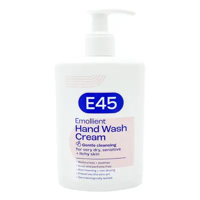 E45 Dry & Sensitive Skin Gentle Cleanser Emollient Wash Cream - 250 ml