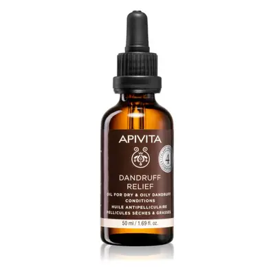Apivita Dandruff Relief Oil soin cuir chevelu anti-pellicules grasses 50 ml