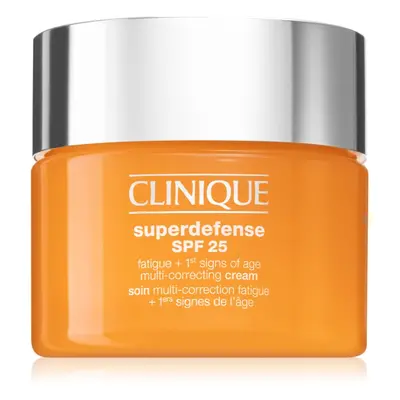 Clinique Superdefense™ SPF 25 Fatigue + 1st Signs Of Age Multi-Correcting Cream crème premiers signes du vieillissement pour pea