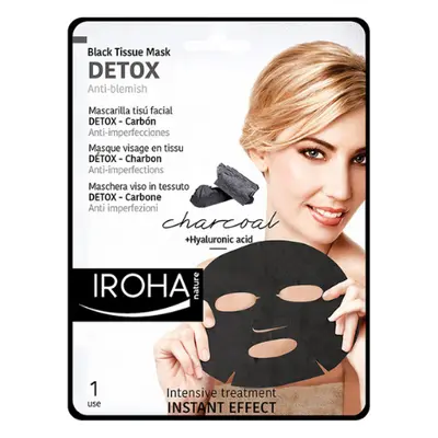 Iroha Detox Zwart Masker - 1 stuk
