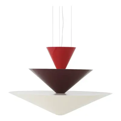 Gio LN15 hanglamp Ø 92 cm rood/bordeauxrood/wit - &Tradition - Woonkamer - Modern - Metaal - Meerdere lampen