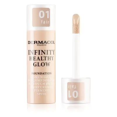 Dermacol Infinity Healthy Glow fond de teint liquide SPF 10 teinte 01 Fair 20 g