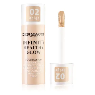 Dermacol Infinity Healthy Glow fond de teint liquide SPF 10 teinte 02 Beige 20 g