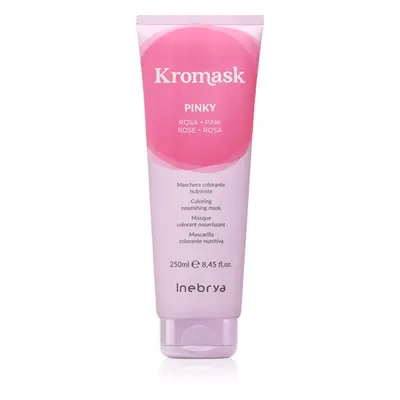 Inebrya Kromask Coloring Nourishing Mask voedend masker met kleurpigmenten voor haar met roze highlights Pinky 250 ml
