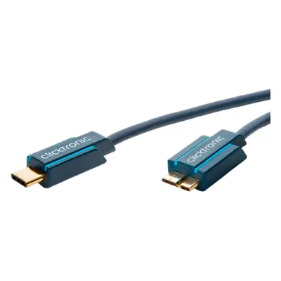 Clicktronic USB 3.0-adapterkabel met hoge snelheid - 1 m