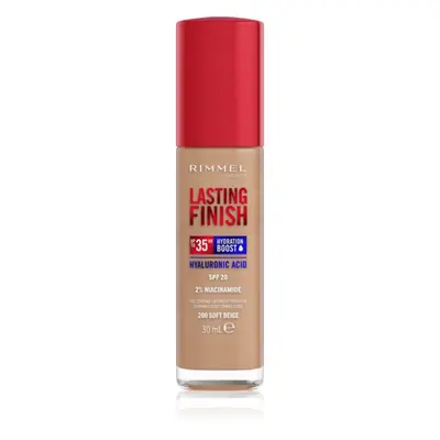 Rimmel Lasting Finish 35H Hydration Boost fond de teint hydratant SPF 20 teinte 200 Soft Beige 30 ml