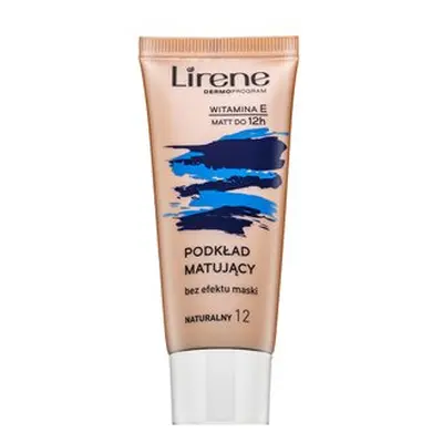 Lirene ALL DAY MATT! fond de teint fluide matifiant pour un effet longue tenue teinte 12 Natural 30 ml