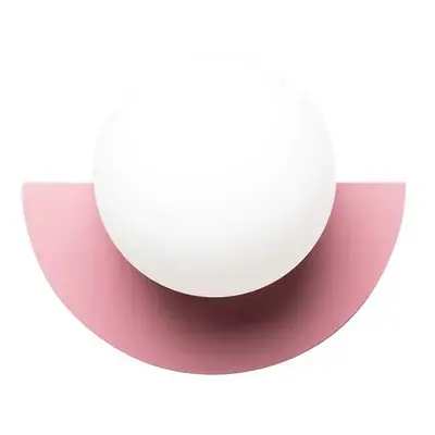Candy Big Circle 180 L wandlamp, roze - Swedish Ninja - Woonkamer - Metaal