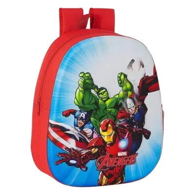 The Avengers Rugzak Rood