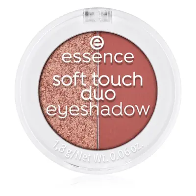 essence Soft Touch Duo duo de fards à paupières teinte 01 Bronze Beauty 1 g