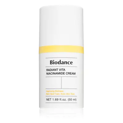 Biodance Radiant Vita Niacinamide Cream crème hydratante et nourrissante pour une peau lumineuse et lisse 50 ml
