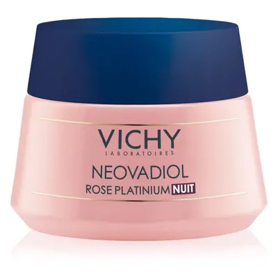 Vichy Neovadiol Rose Platinium crème de nuit illuminatrice et rénovatrice pour peaux matures 50 ml