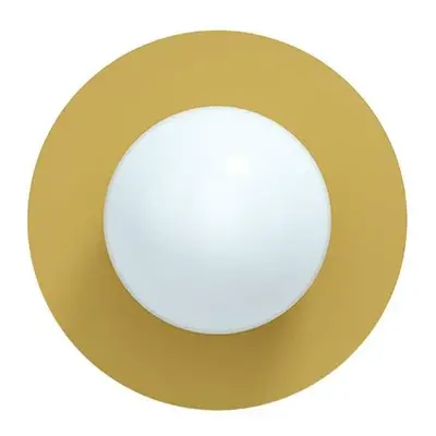 Candy Big Circle 360 L wandlamp, geel - Swedish Ninja - Woonkamer - Metaal