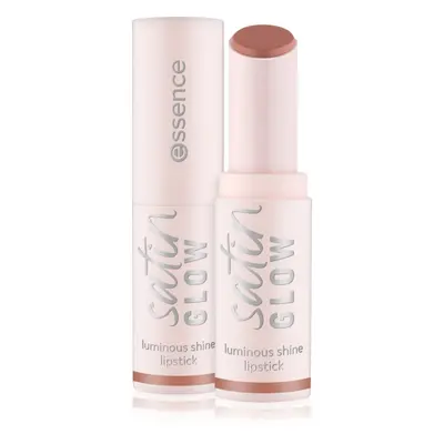 essence satin GLOW Rouge à lèvres crémeux au fini satiné teinte 01 Whole Latte Love 3.5 g