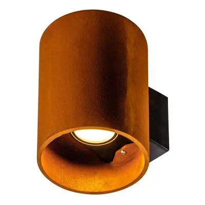 Rusty® Up/Down Round Buiten Wandlamp 3000/4000K Rust - SLV - Modern - Metaal - Meerdere lampen