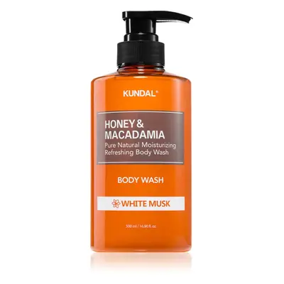 Kundal, Douchegel, Witte Musk, Honing & Macadamia, 500 ml