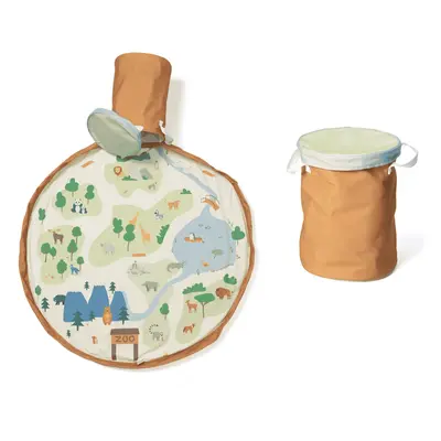 Play&Go Soo Speelmat en Opbergmand - Zoo