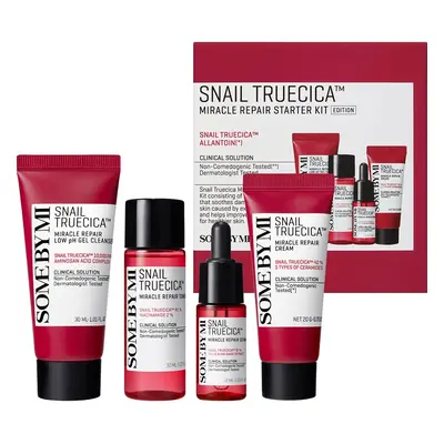 Some By Mi Snail Truecica Miracle Repair Starter Kit coffret cadeau pour peaux sensibles sujettes à l'acné