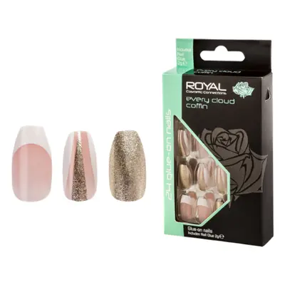 Koninklijke kunstnagels elke wolkenkist - 24 stuks