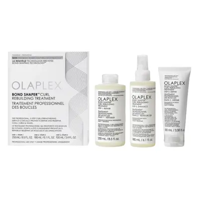 Olaplex Bond Shaper Curl Rebuilding Treatment set ensemble pour cheveux bouclés 3 pcs