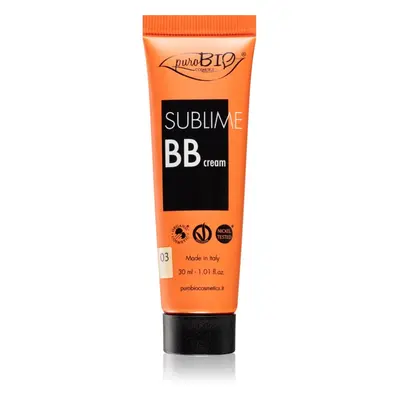 puroBIO Cosmetics Sublime BB crème hydratante teinte 03 30 ml