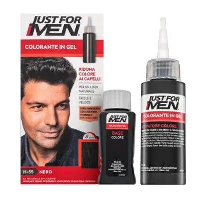 Just For Men Gel Color haarkleur voor mannen H55 Natural Real Black