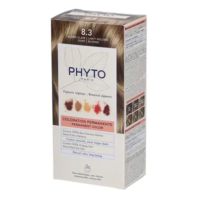 Phyto Color coloration cheveux sans ammoniaque teinte 8.3 Light Golden Blond 1 pcs