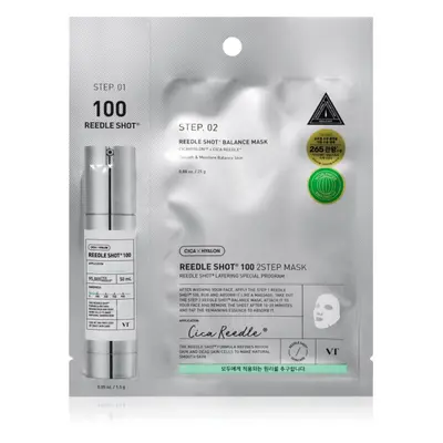 VT Cosmetics Reedle Shot 100 Tweefasig Gelaatsmasker 2 Step Mask 1,5 g + 25 g
